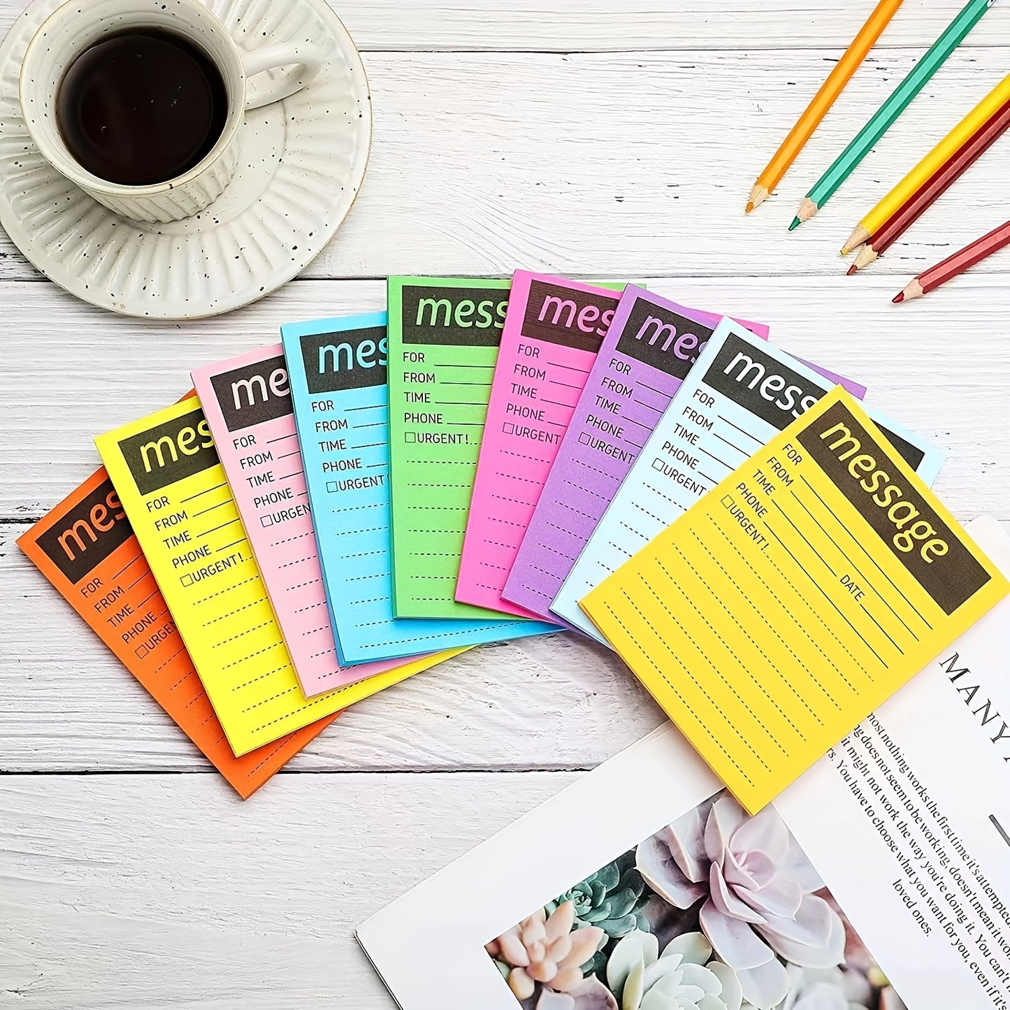 5pk Message Sticky Notes