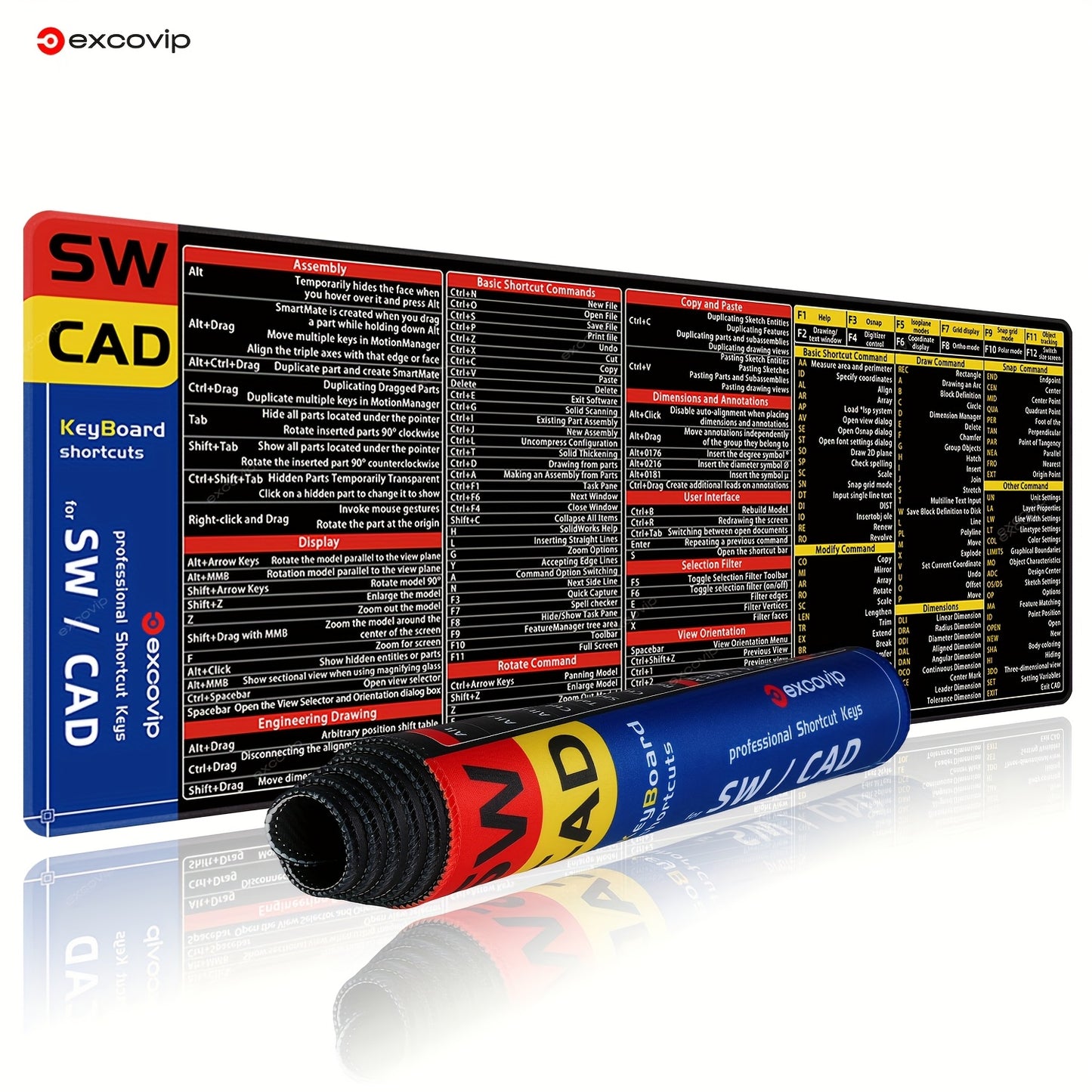 Grand sous-main antidérapant - SW & CAD