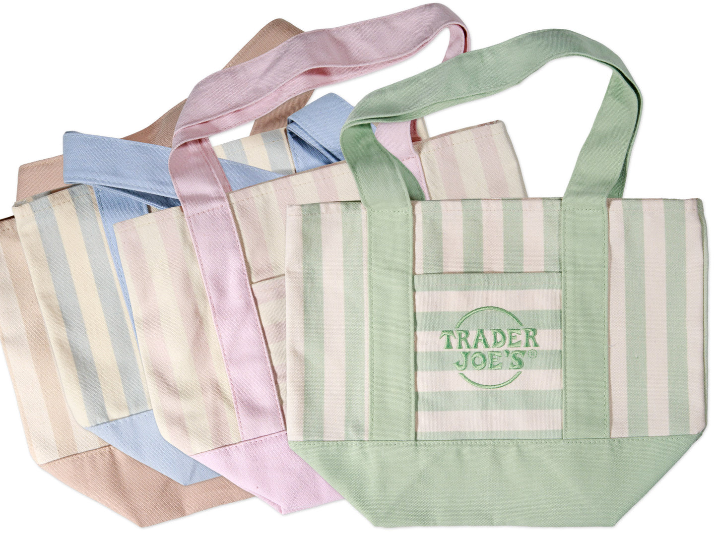 TJ Mini Striped Canvas Bags - FULL SET - NEW SUMMER EDITION