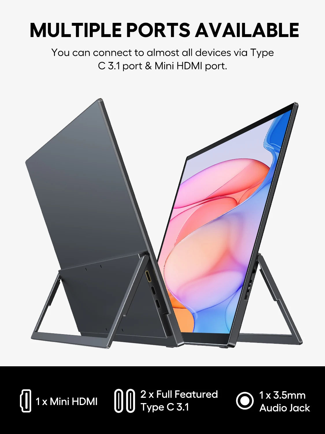 18" 120Hz Touchscreen Portable Monitor