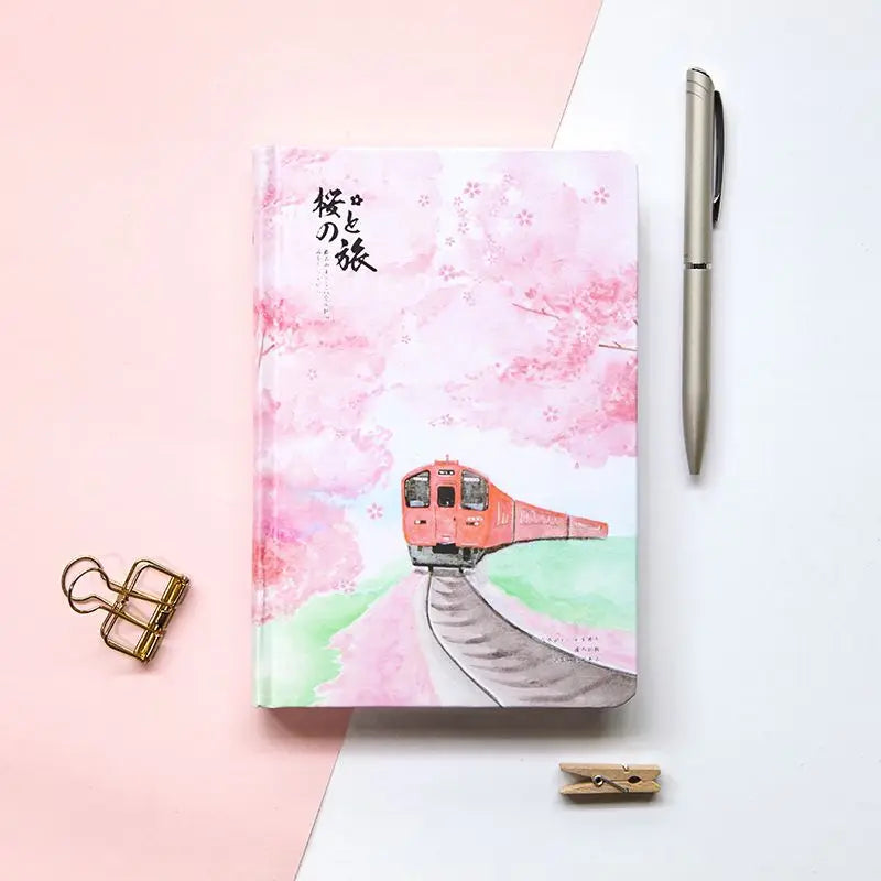 B6 Sakura Cherry Blossom Hardcover Notebook