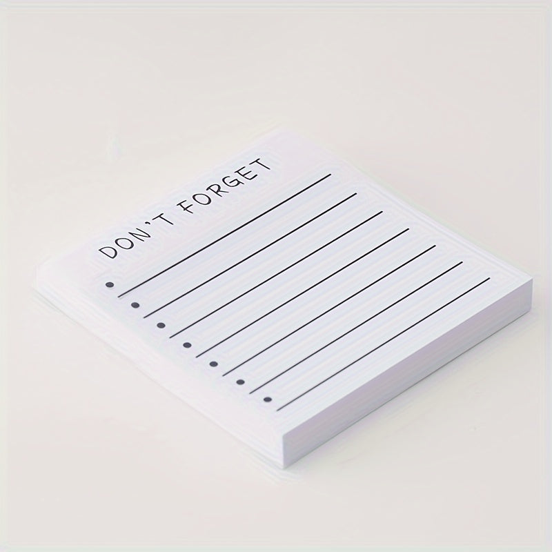 80 Sheets Sticky Memo Pads - 3 x 3in Lined Notepads