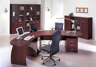 Office with furniture