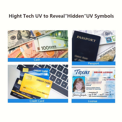 Multi Country Currency Detector w/ Purple Light