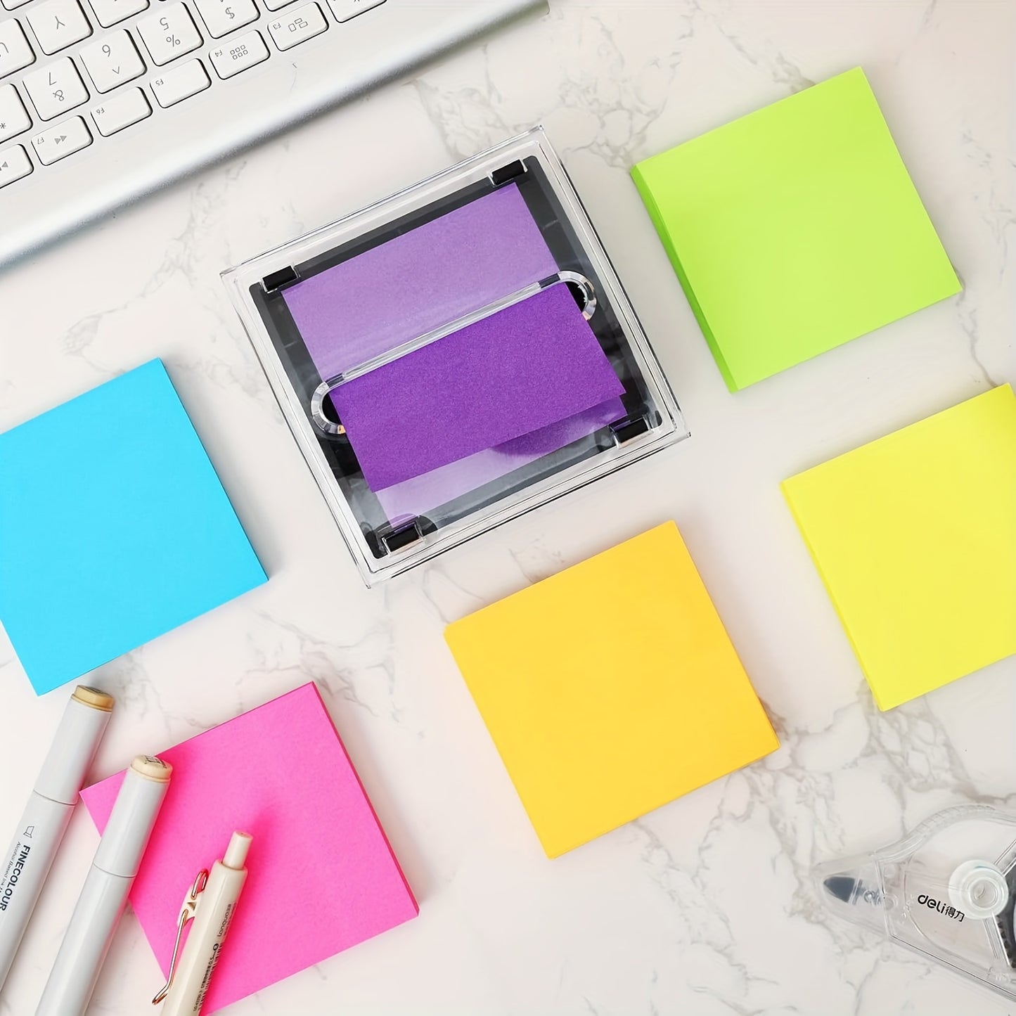 Crystal Clear Sticky Note Dispenser