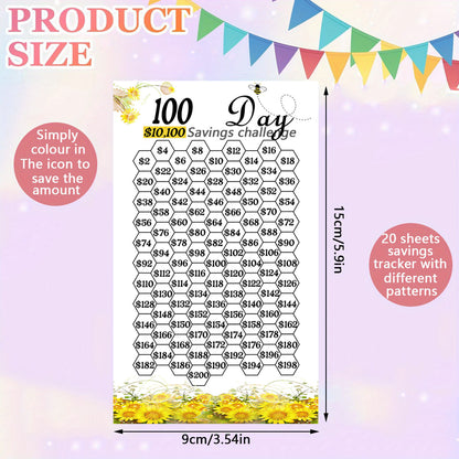 9 cartes de suivi pour économiser de l'argent 