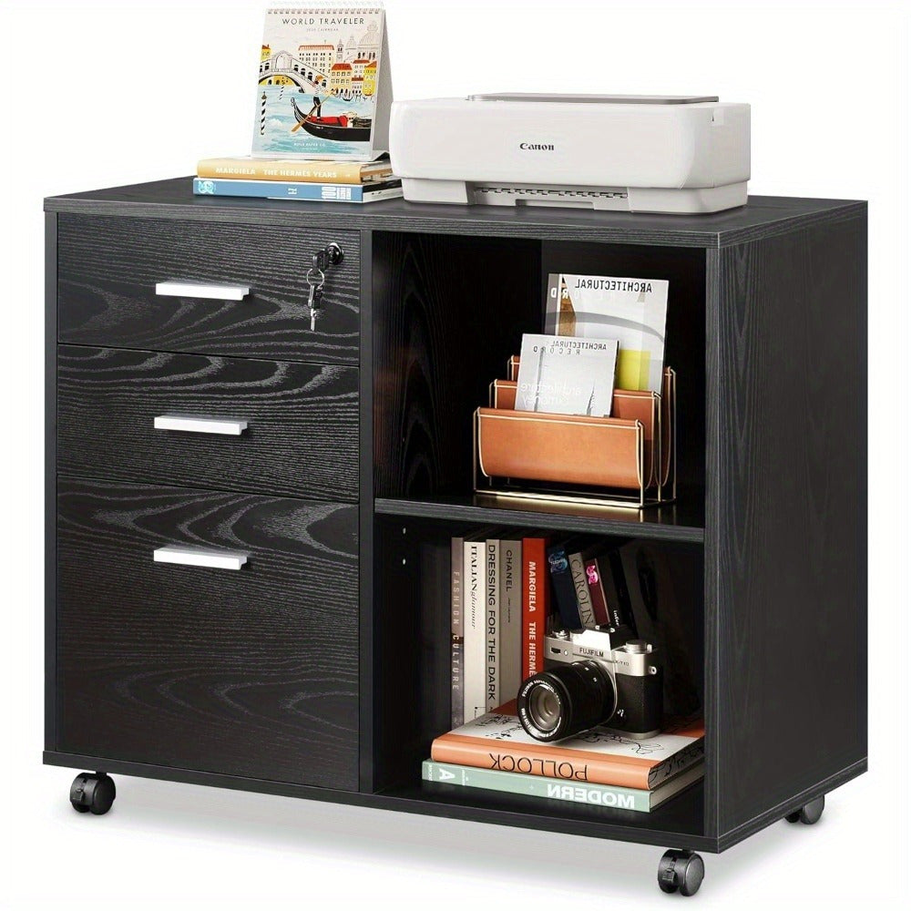 Archivador de 3 cajones con cerradura