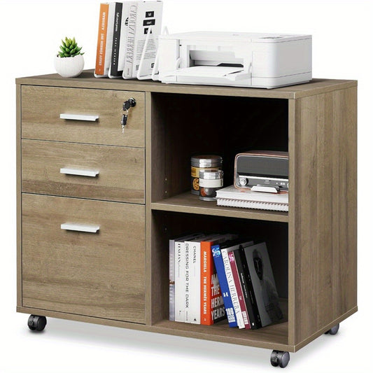 Archivador de 3 cajones con cerradura