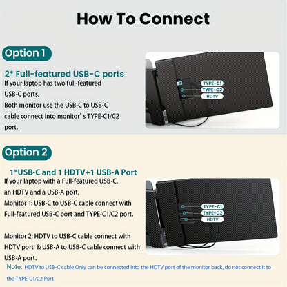 14in Laptop Screen Extenders - For Laptops 13 - 16.5"