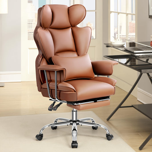 Fauteuil de direction ergonomique haut de gamme grande taille - 6 options de couleurs 