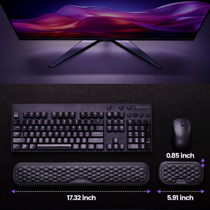 Ergonomic Wrist Support Rest for Keyboard and Mouse