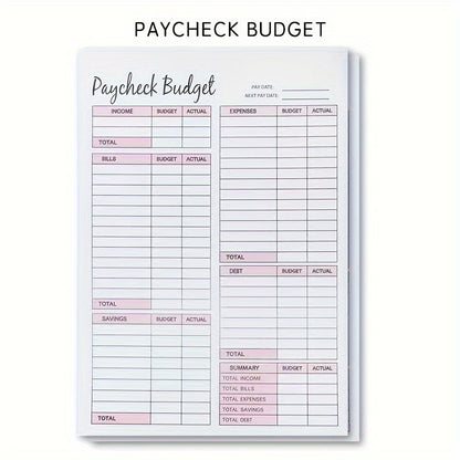 Planificateur de budget de paie de 50 feuilles : Suivi des dépenses budgétaires non daté 