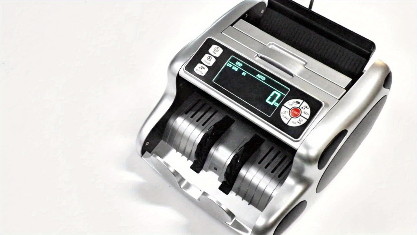 Cash Counter & Counterfeit Detection w/ UV/MG/IR/DD