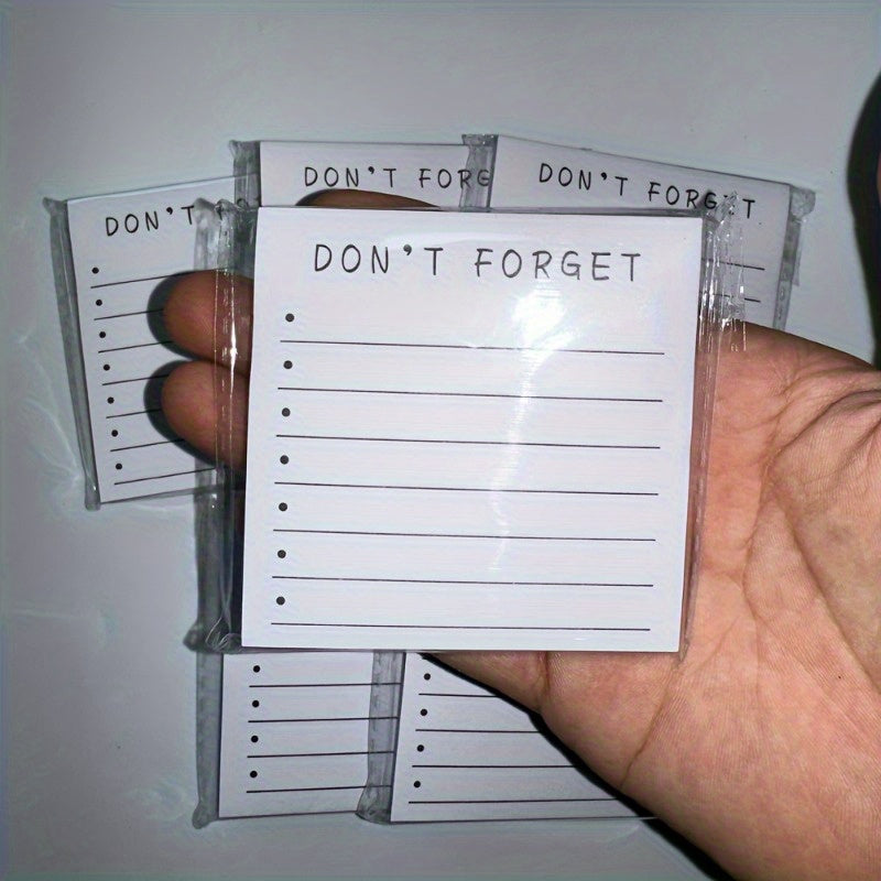 80 Sheets Sticky Memo Pads - 3 x 3in Lined Notepads