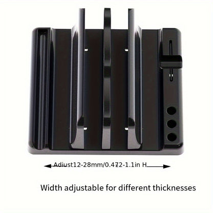 Vertical Laptop & Tablet Stand - Black