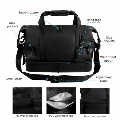 Bolsa de lona de PU de gran capacidad