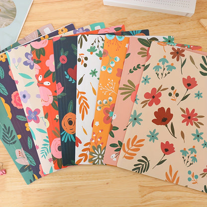 27pk 1/3-Cut Tab Letter-Size Decorative File Folders w/ Erasable Category Labels