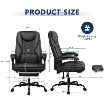 Silla ergonómica ejecutiva de oficina - 2 opciones de color