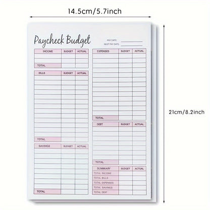 Planificateur de budget de paie de 50 feuilles : Suivi des dépenses budgétaires non daté 