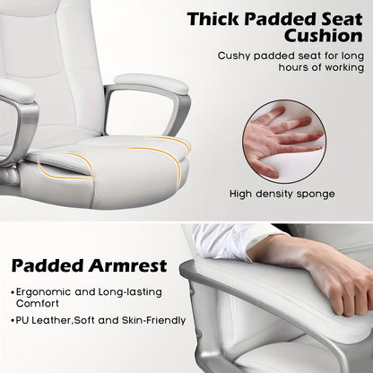 Silla ejecutiva grande y alta (soporta hasta 400 libras) - 4 opciones de color