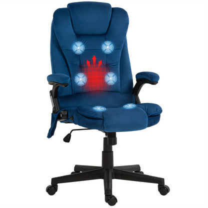 Silla de oficina ergonómica ejecutiva azul
