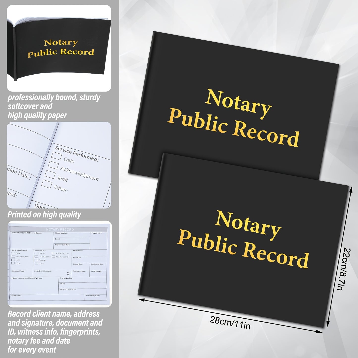 5pcs Notary Supplies Kit