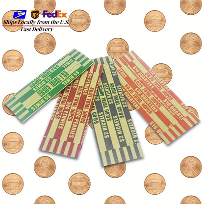 132pcs Coin Wrapping Paper - Flat