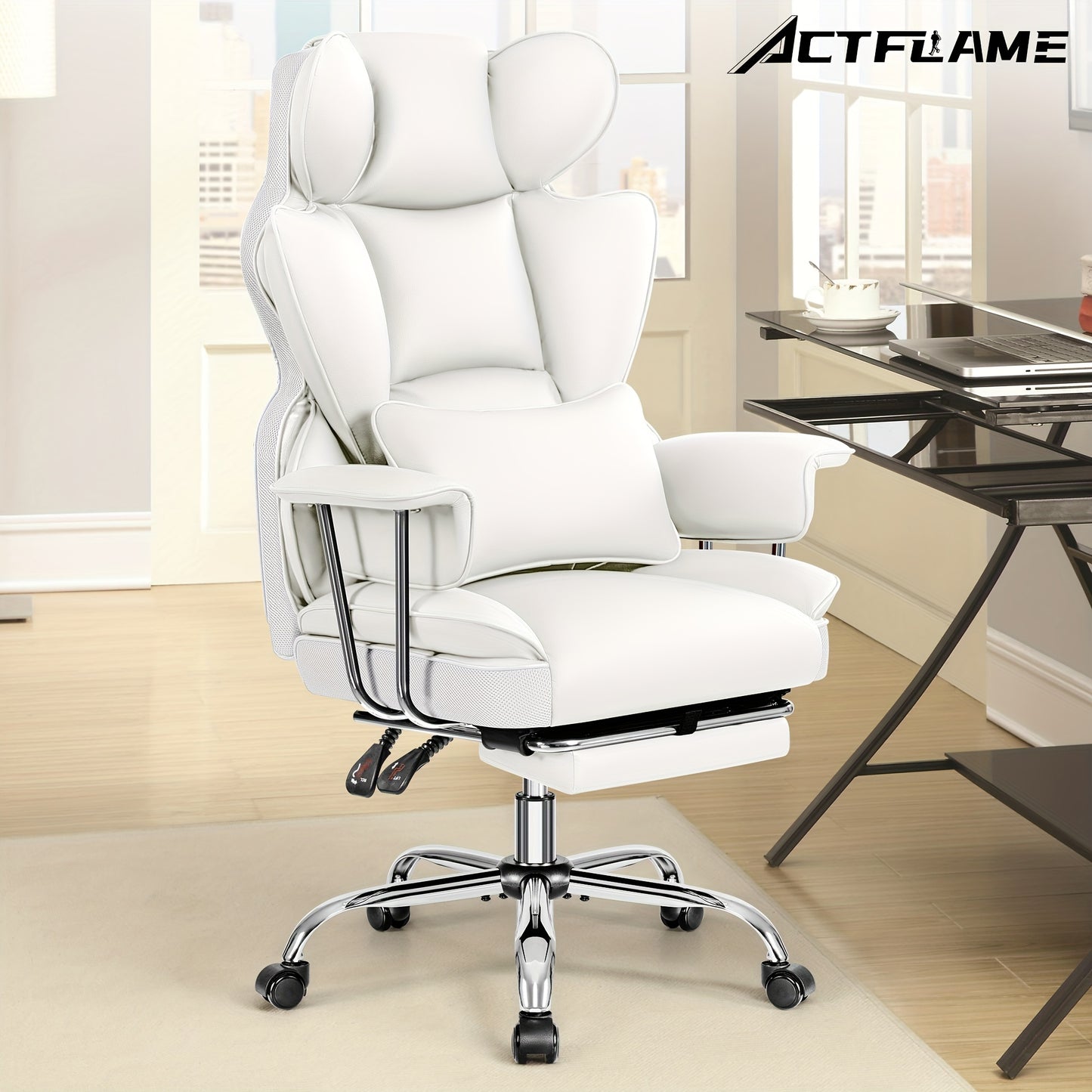 Fauteuil de direction ergonomique haut de gamme grande taille - 6 options de couleurs 