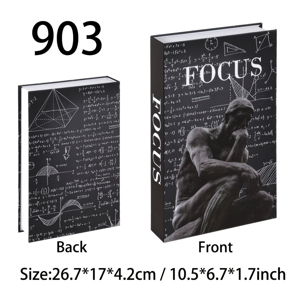 Juego de decoración de 3 piezas con estilo de libro motivacional 