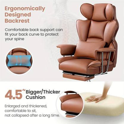 Fauteuil de direction ergonomique haut de gamme grande taille - 6 options de couleurs 