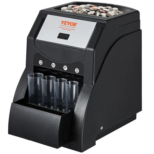 USD Coin Sorter - Includes Four Coin Tubes