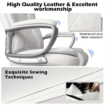 Silla ejecutiva grande y alta (soporta hasta 400 libras) - 4 opciones de color