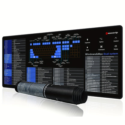 Grand sous-main antidérapant pour Windows et Mac