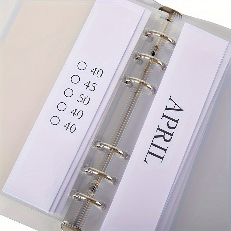 Ensemble de 3 classeurs pour défis d'économies avec enveloppes pour espèces - Organisateur de budget sur 12 mois pour objectifs d'épargne de 5 000 $, 10 000 $ et 25 000 $ 