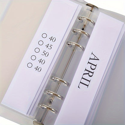 Ensemble de 3 classeurs pour défis d'économies avec enveloppes pour espèces - Organisateur de budget sur 12 mois pour objectifs d'épargne de 5 000 $, 10 000 $ et 25 000 $ 