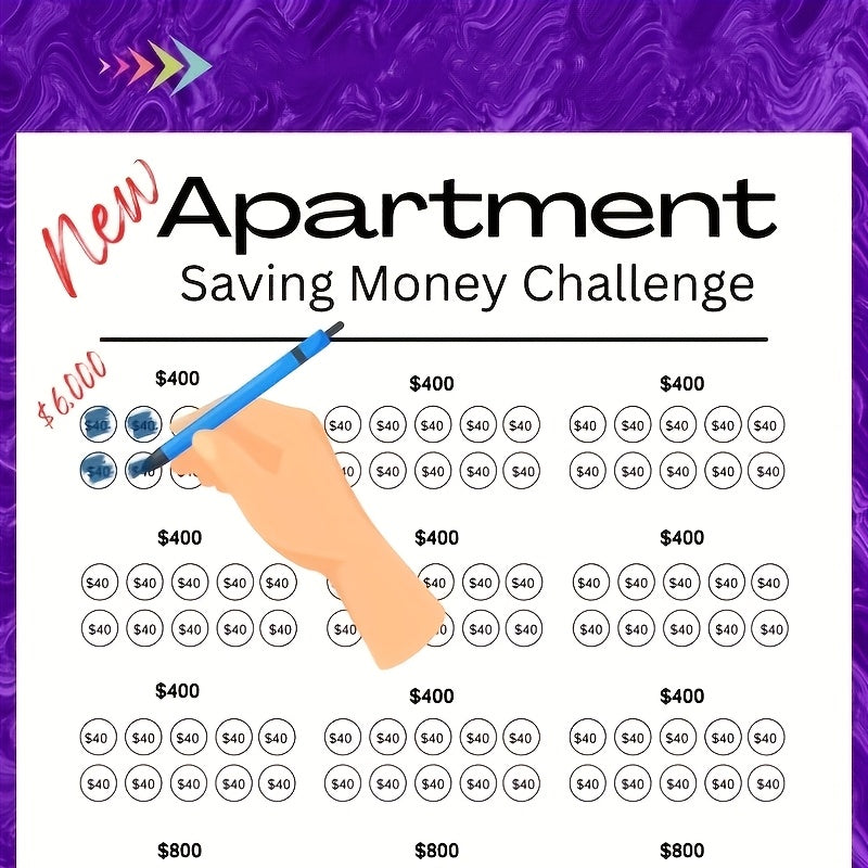 Défi d'économies d'un appartement 1 pièce 