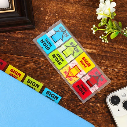 Self-Adhesive "Sign Here" Arrow Flags