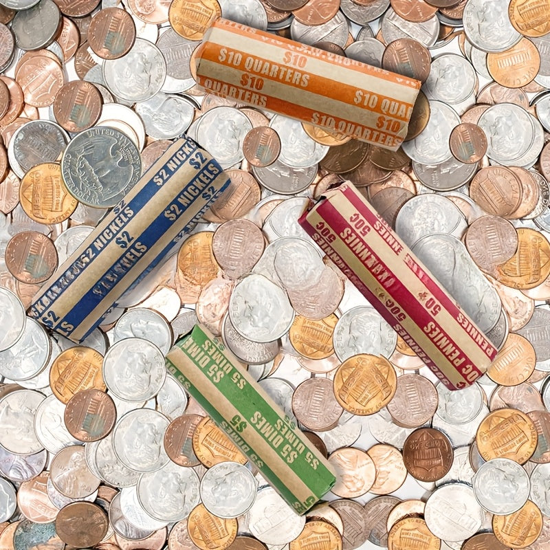 132pcs Coin Wrapping Paper - Flat