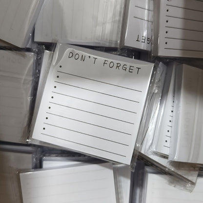 80 Sheets Sticky Memo Pads - 3 x 3in Lined Notepads