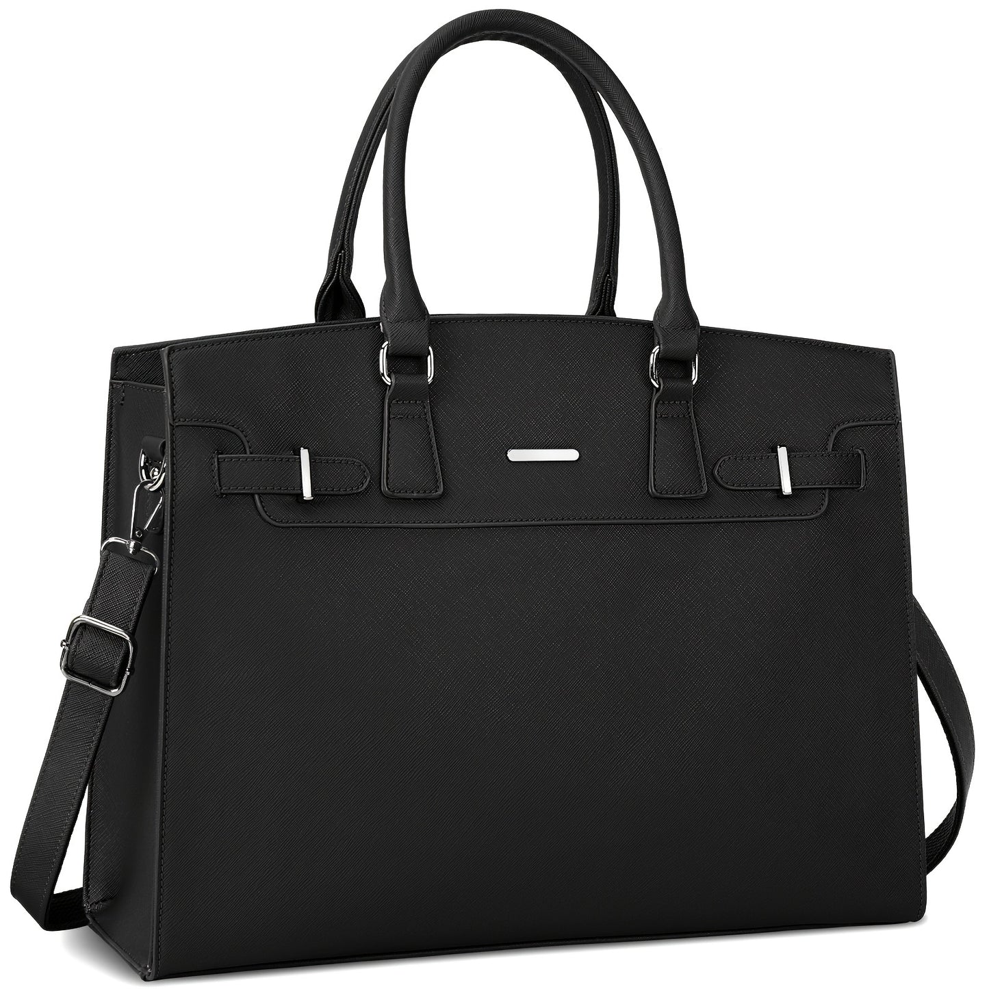 15.6" PU Leather Laptop Bag & Briefcase