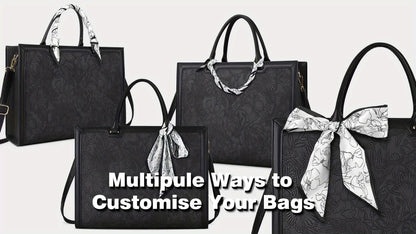 15.6" PU Leather Computer Tote