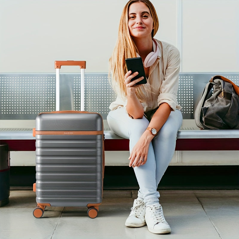 3pcs Luggage Set w/ 20in Luggage, Backpack, and Small Cosmetic Bag -- 4 Colors