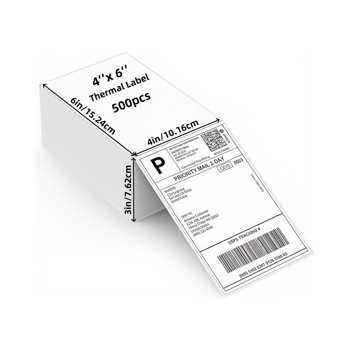 Multi-Packs 4x6 Direct Thermal Shipping Labels