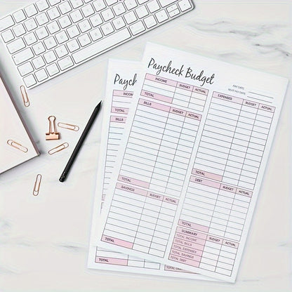 Planificateur de budget de paie de 50 feuilles : Suivi des dépenses budgétaires non daté 