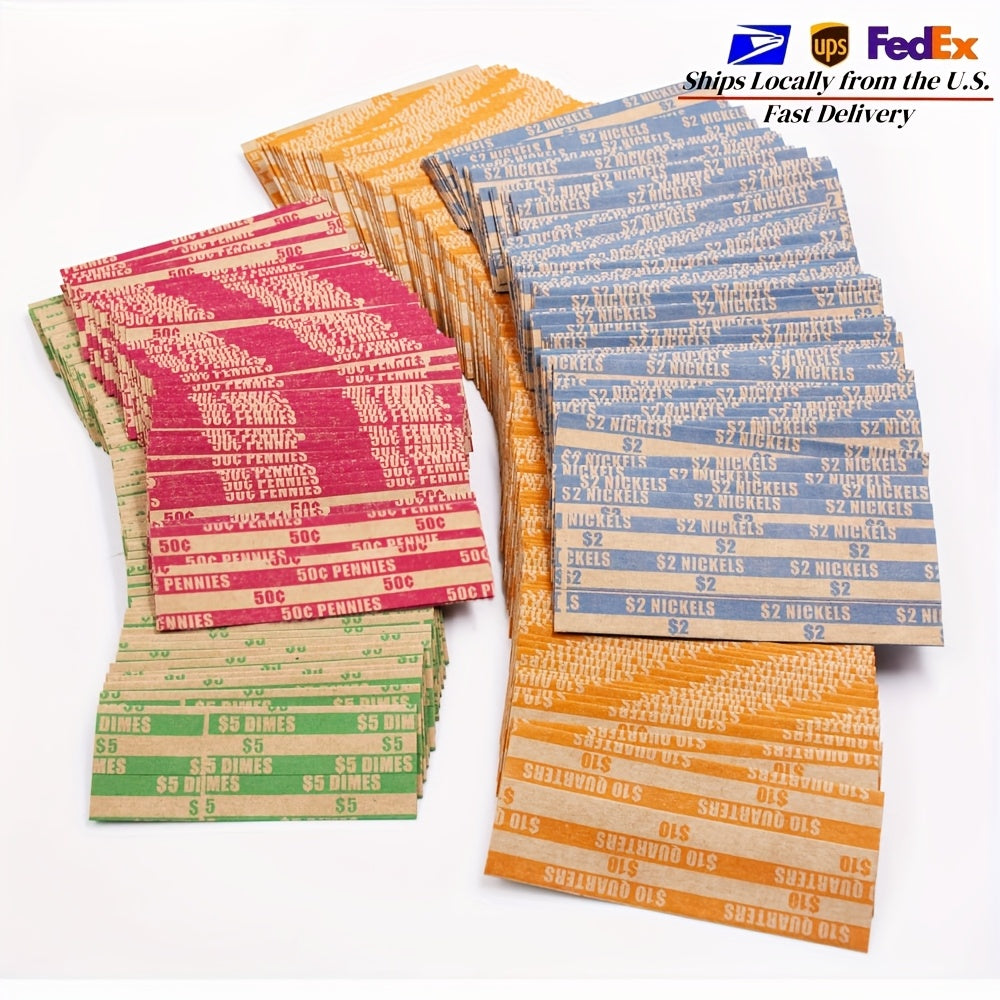 132pcs Coin Wrapping Paper - Flat