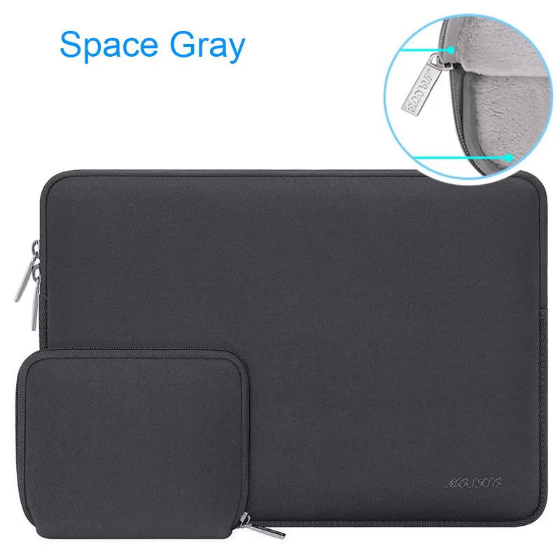 Laptop Sleeve Cover Case + Small Accessories Pouch