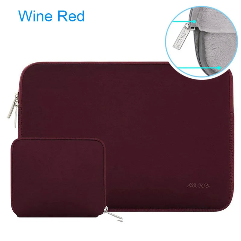 Laptop Sleeve Cover Case + Small Accessories Pouch