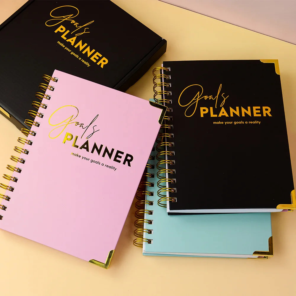 A5 Size Weekly Planner, Goal, Habit,  and Journal
