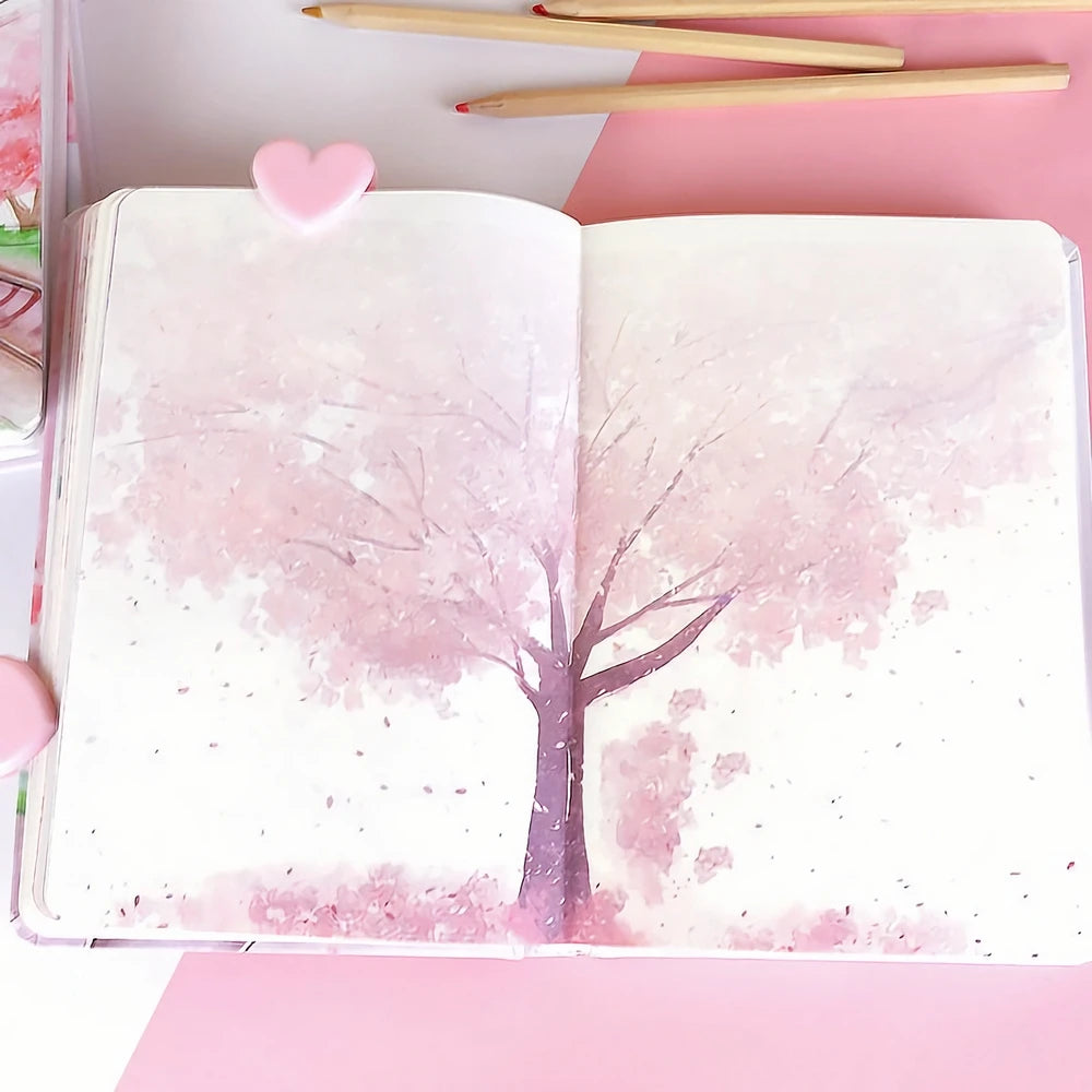 B6 Sakura Cherry Blossom Hardcover Notebook