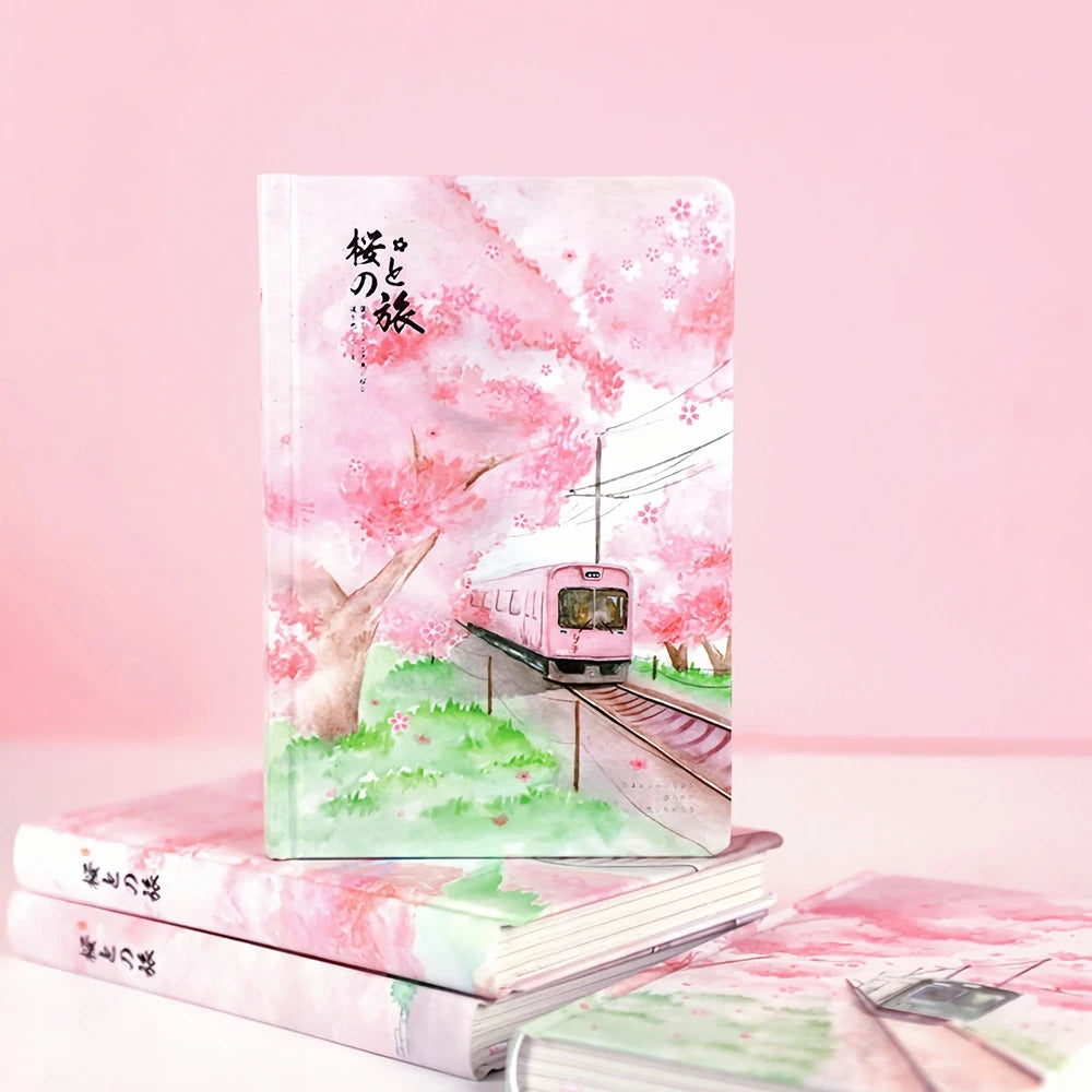 B6 Sakura Cherry Blossom Hardcover Notebook